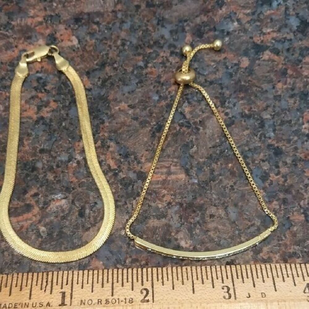 Chic Gold Bracelet Duo